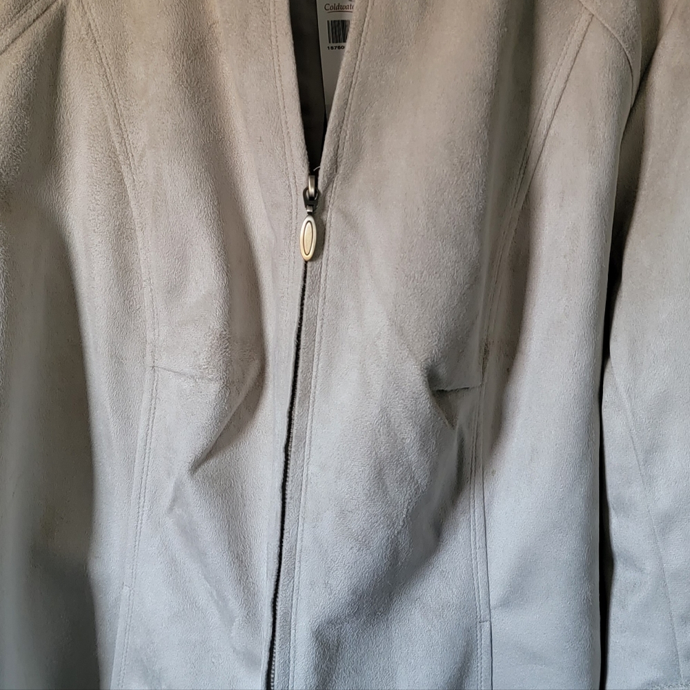 Coldwater Creek Women's Plus Size 1x Alabaster Jacket